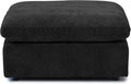 JACH Modular Ottoman Seater for Living Room, Cushion Covers Removable, Minimalist Comfy Footstool, Breathable Ottoman for Living Room Apartment (Black)-Ruum Studio Home
