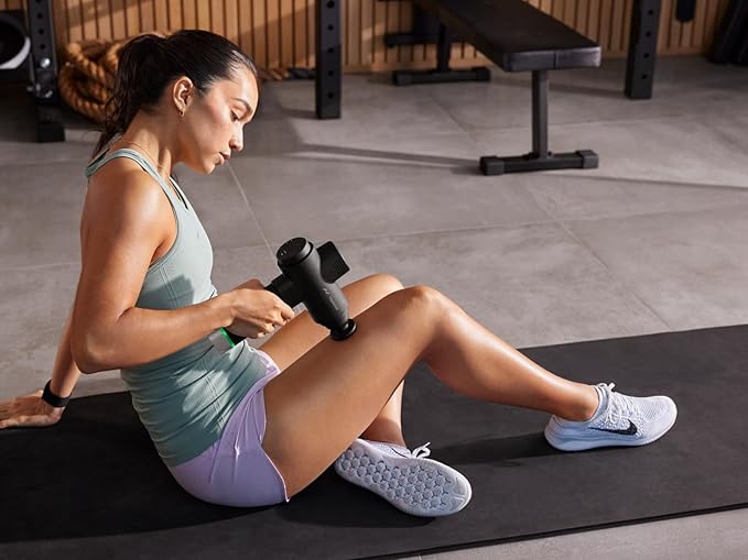 Hyperice Hypervolt 2 Pro - Featuring Quiet Glide Technology - Handheld Percussion Massage Gun - 5 Speeds, 5 Interchangeable Heads - Helps Relieve Sore Muscles and Stiffness FSA-HSA-Ruum Studio Home