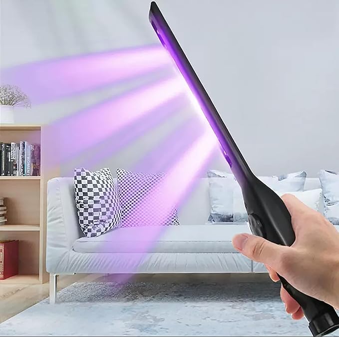 UV Light Sanitizer – Portable UV Light Wand – Rechargeable Handheld Device for Reducing Bacteria and Viruses, Lightweight and Easy to Use-Ruum Studio Home
