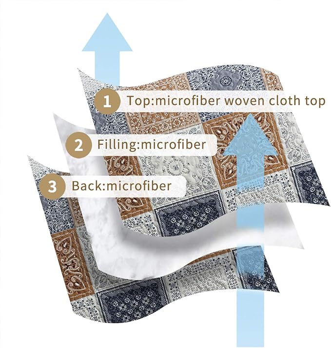 NEWLAKE Quilt Bedspread Sets-Color Block Pattern Reversible Coverlet Set,King Size-Ruum Studio Home