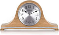 TXL Mantel Clock, Silent Wood Table Clock Battery Operated, Desk Shelf Vintage Clock for Living Room,Home Decor Gift, T20211-Ruum Studio Home