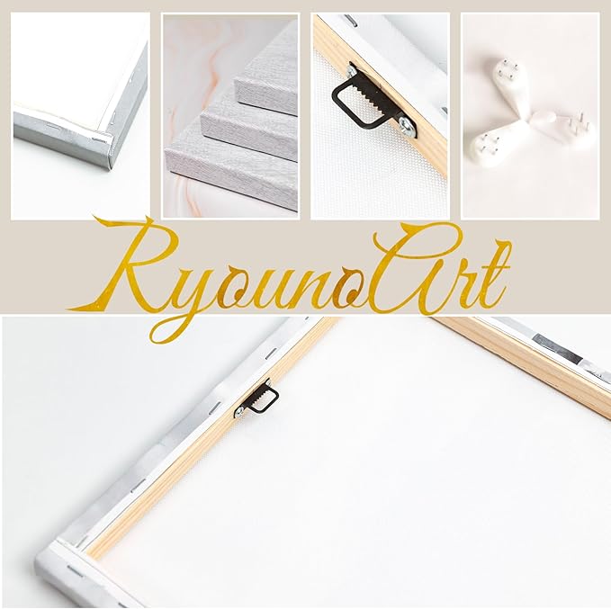 RyounoArt New York City Pictures Wall Art NYC Skyline Canvas Paintings Brooklyn Night Cityscape Prints Wall Decor Framed 20x36 Inch-Ruum Studio Home