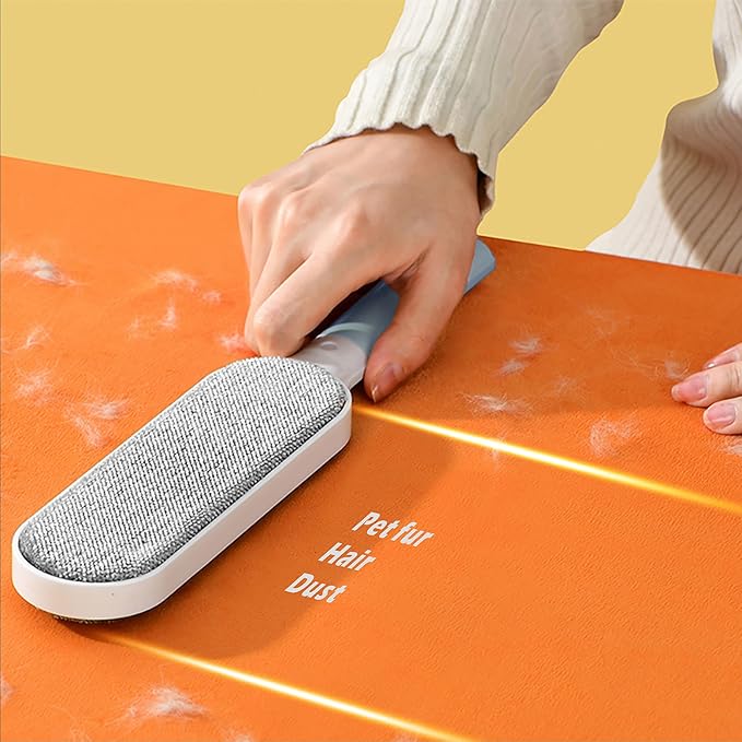 Self-Cleaning Pet Hair Remover for Laundry, Dog Hair Remover, Cat Hair Remover, Pet Lint Roller Brush, Reusable Cleaner Brush, Lint Brush for Clothes, Pet Lint Brush B (Gray)-Ruum Studio Home