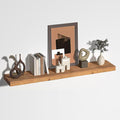 Floating Shelves for Wall, USA-Sourced Fir Wood 48 Inch Wall Shelves Set of 1, Natural Rustic Solid Wooden Floating Shelves Wall Mounted, Nursery Book Storage Shelf, Display Shelf for Bathroom-Ruum Studio Home