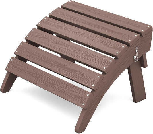 KINGYES Folding Adirondack Ottoman for Adirondack Chair, Coffee-Ruum Studio Home