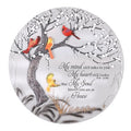 Cardinal Memorial Graden Stones, Garden Stones in Memory of Loved Ones, Memorial Gifts for Loss of Mother Father, Memorial Stepping Stones for Outdoor Decor, Memorial Gifts-Ruum Studio Home
