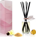 LOVSPA Reed Diffuser Set, Warm Vanilla Sugar Scented Oil Diffuser with Sticks, Home Fragrance Accessories for Bathroom Shelf Decor, Aroma Diffusers for Home or Office Fall Decor, USA Made-Ruum Studio Home