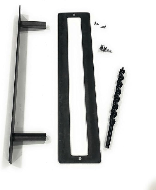 Floating Shelf Brackets - Sheppard Brackets - Easy Install - Heavy Duty (22 inch with Build Kit)-Ruum Studio Home