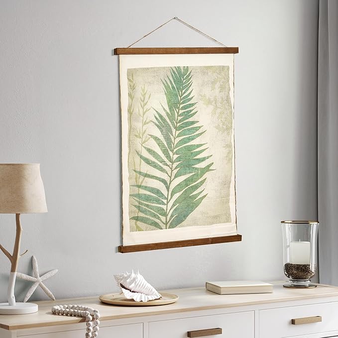 American Art Decor Leaf Wall Scroll Tapestry with Rope-Ruum Studio Home
