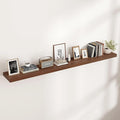 Floating Shelves for Wall, Large Wall Mounted Shelves with Invisible Brackets, Long Wood Floating Shelf for Living Room, Bedroom, Kitchen, (Walnut, 72" W x 9" D x 1.5" H)-Ruum Studio Home