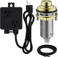 SinkTop Air Switch Kit with Brass Gold Long Button (Full Brass) for Garbage Disposal-Ruum Studio Home
