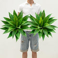 Artificial Agave Plants,Large UV Resistant Fake Agave Planters for Indoor and Outdoor Decorating Artificial Plants for Outdoors Plants(2Pack, 22")-Ruum Studio Home