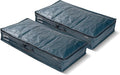CleverMade Under Bed Storage Bag - Collapsible Storage for Shoes and Clothes Easy Use - Heavy Duty Utility Bag Home-Ruum Studio Home