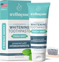 Wellnesse Whitening Hydroxyapatite Toothpaste with Xylitol, Natural Fluoride-Free Teeth Whitening Toothpaste for Adults, Strengthens Enamel, Supports Gum Health, Fresh Mint Flavor, 4 oz (Pack of 1)-Ruum Studio Home