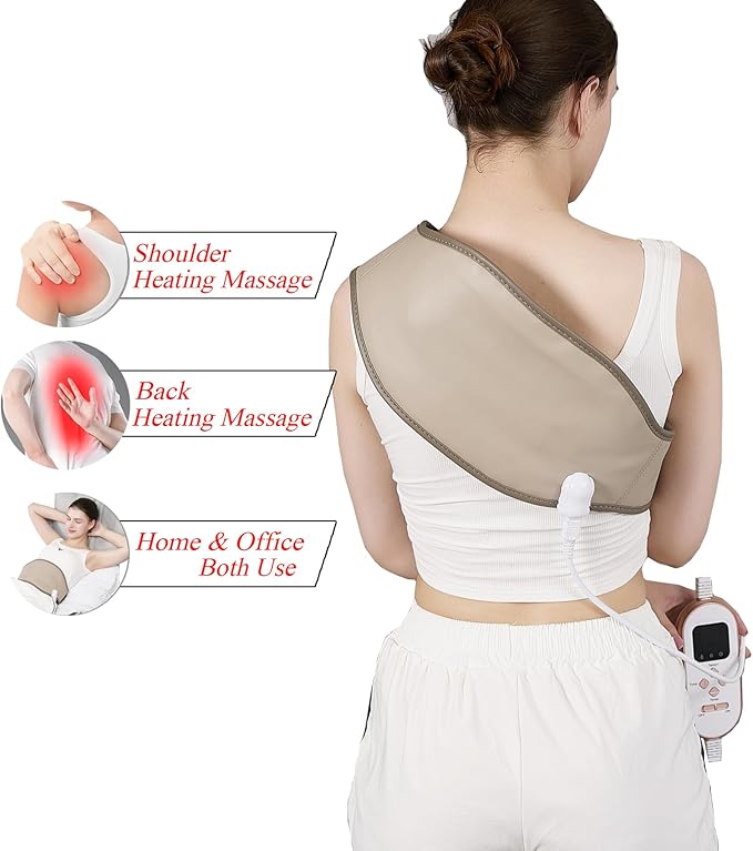 Slimming Electric Belt Hot Compress Electrified Heating Massage Pads for Lower Back Pain Far Infrared Heating Pads Lower Back Abdomen 7 Heat Settings up to 149°F-Ruum Studio Home
