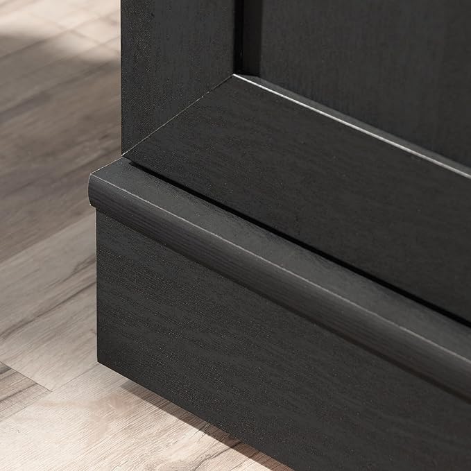 Sauder HomePlus Multi-Room Storage Cabinet with Adjustable Shelves and Door Positioning, Kitchen Laundry Bathroom Pantry Storage Cabinet, in Raven Oak Finish-Ruum Studio Home
