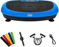 Vibration Plate Exercise Machine Workout Vibration Fitness Platform with Resistance Loops and Resistance Band, 2D, 3D or 4D-Ruum Studio Home