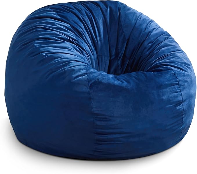 Hobestluk 5FT Bean Bag Chair Giant Bean Bag Chairs for Adults Large Bean Chairs with Removable Cover, Beanbag Chair with Filler, Adult Bean Bag Chairs for Living Room, Bedroom-Ruum Studio Home