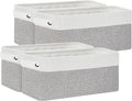 Bidtakay Small Bins for Organization Fabric Baskets for Toilet Paper Storage [4-Pack] Collapsible Narrow Baskets for Towels Socks Organizer Decorative Bins for Nursery Closet Cabinet -15x6x5.5In-Ruum Studio Home