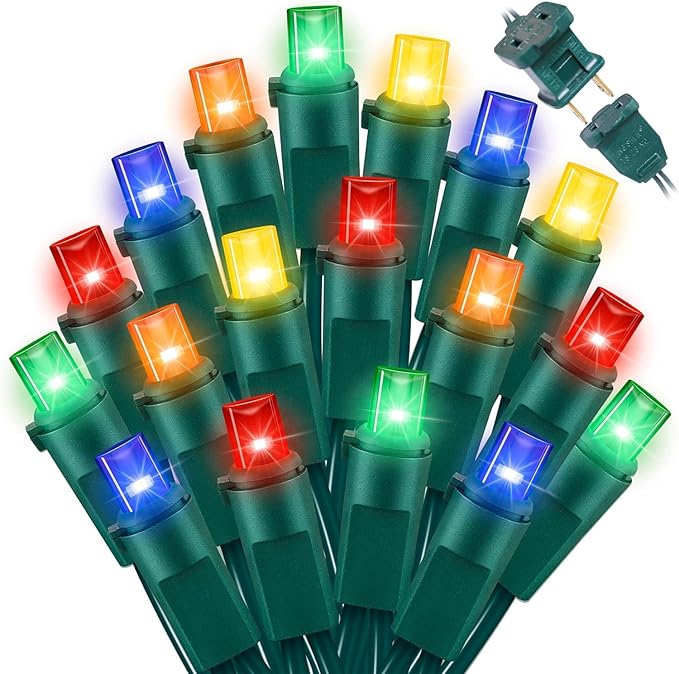 150 Count Multicolor- String Lights - LED Christmas Lights, Mini led Lights for Indoor Outdoor Home Holiday Party Wedding Independence Day Decoration-Ruum Studio Home