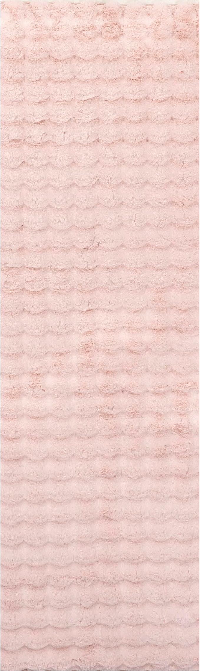 nuLOOM 2' x 8' Cozy Plush SuperiorWash Area Rug, Machine Washable, Non-Slip, Soft Fluffy Shag Carpet for Living Room Bedroom Kids Room Nursery Home Decor, Jeni Blush-Ruum Studio Home
