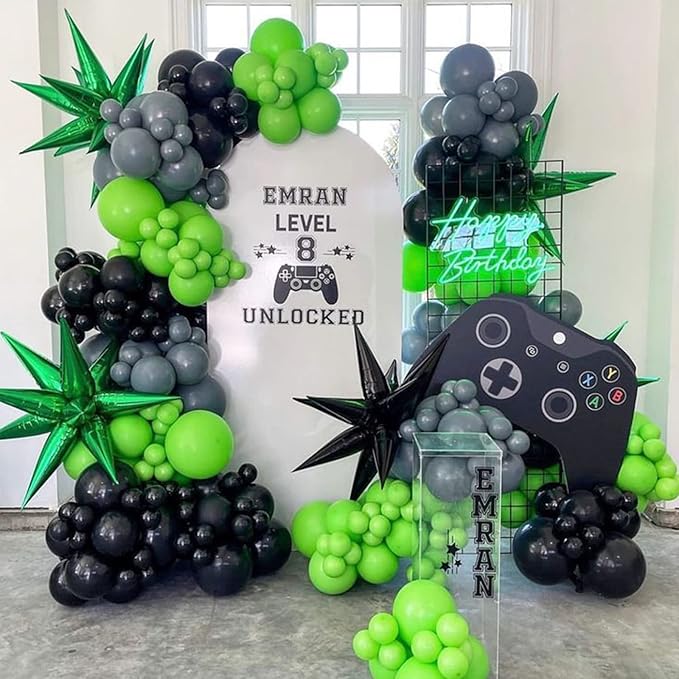 130pcs Lime Green Balloons Different Sizes 18" 12" 10" 5" Light Green Balloons for Birthday Dinosaur Baby Shower St. Patrick's Day Summer Jungle Forest Safari Party Decorations-Ruum Studio Home