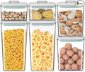 Pop Containers with Lids - Stackable Airtight Food Storage, Kitchen Pantry Storage Containers for Snacks Candy Salt Herbs Spices BPA-Free ((500ML+1200ML+1800ML)*2)-Ruum Studio Home