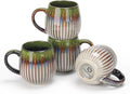 CosyCorner Ceramic Coffee Mugs Set, 17 oz Large Coffee Cups for Home and Office, Ceramic Cup for Coffee & Tea（B×4 pcs）-Ruum Studio Home
