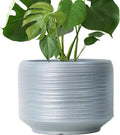 10 Inch Ceramic Plant Pot with Drainage – Large Flower Pot for Indoor Outdoor Plants, Modern Decorative Planter for Patio, Balcony, Garden, or Home Decor-Ruum Studio Home
