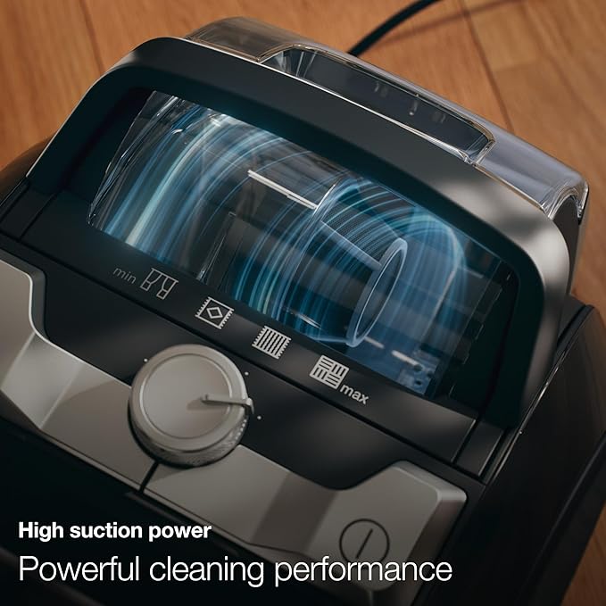 Miele Boost CX1 PowerLine SNRF0 Bagless Canister Vacuum Cleaner in Lotus White, Compact-Ruum Studio Home