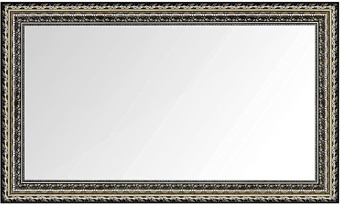 Bathroom Wall Mirror, Decorate Bathroom Mirrors for Wall, Rectangle Modern Bathroom Wall Mounted Mirror Vertical or Horizontal Hanging for Living Room (Gold Framed 40" x24'')-Ruum Studio Home