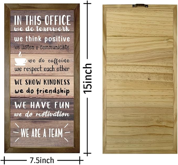Office Décor, Frame In This Office Decor, Human Resources Gifts, Rustic Office Rules, Hanging Wall Decor, the Office Décor, Human Resources Office Decor, Western Office Décor, Hanging Office Décor-Ruum Studio Home
