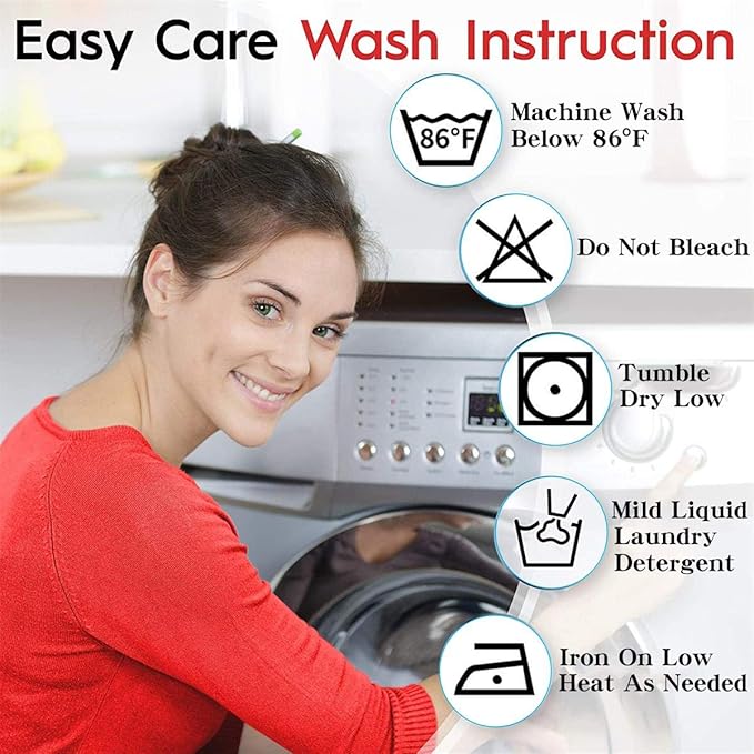 MIUCO Light Filtering Faux Linen Curtains, 63 Inch Length for Bedroom & Living Room, Linen Floral Embroidered Solid Mix and Match, Semi Sheer Grommet Farmhouse Drapes, 2 Panels Set-Ruum Studio Home