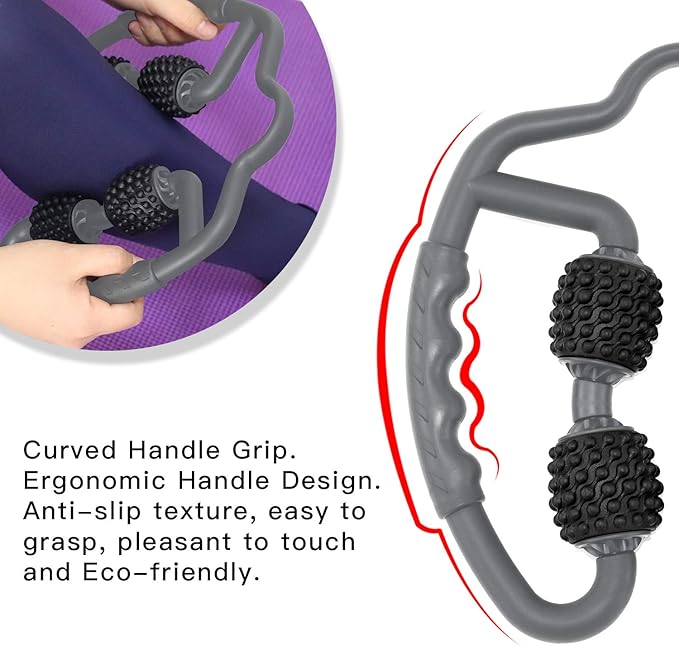 Cellulite Massage Tool Deep Fascia Massager & Dimpled Skin Remover for Legs - Anti-Cellulite Roller Tech with Lymphatic Drainage, Smooth Skin & Pain Relief for Thighs & Buttocks Sculpting-Ruum Studio Home