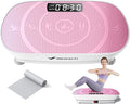 MERACH Vibration Plate Exercise Machine, Whole Body Workout Equipment for Women, Bluetooth and Silicone Pedal, Vibration Plate with Auto Mode, Vibrate Fitness Platform for Home-Ruum Studio Home
