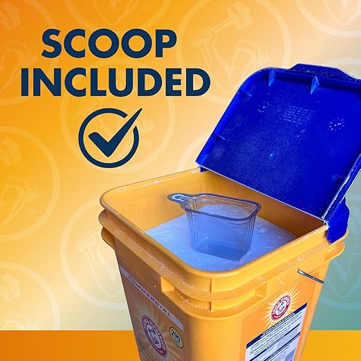 Arm & Hammer powder laundry detergent, crisp clean, 18 lb pail-Ruum Studio Home