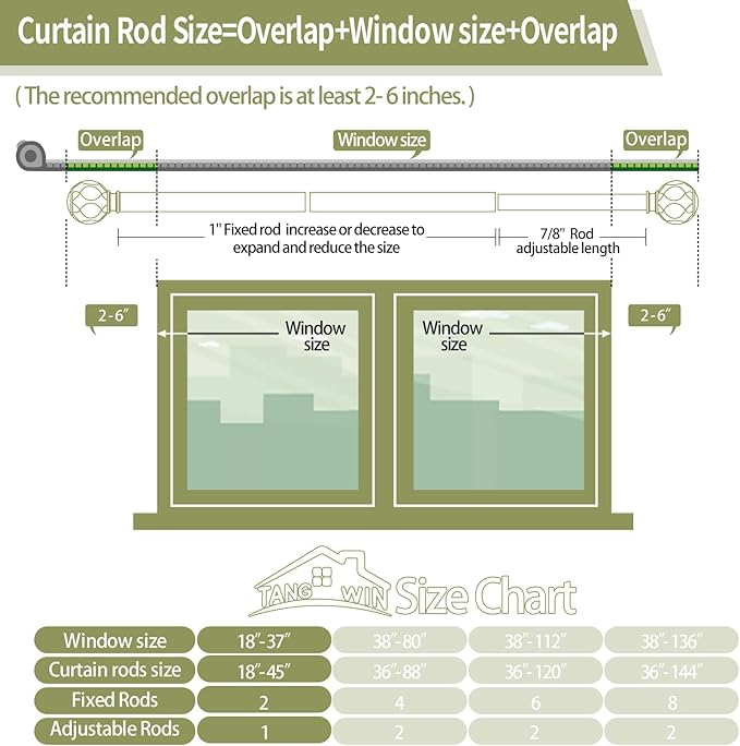 Wood Curtain Rods for Windows 28 to 48 Inch(2.3-4Ft),1 Inch Adjustable Curtain Rod,Heavy Duty Curtain Rods,Wooden Netted Texture Finial Drapery Rods,Single Window Curtain Rod 18-45",Brown Wood-Ruum Studio Home