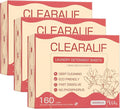 CLEARALIF Laundry Detergent Sheets Up to 160 Loads, Magnolia - Great For Travel,Apartments, Dorms,Laundry Detergent Strips Eco Friendly & Hypoallergenic - 3 PACK-Ruum Studio Home