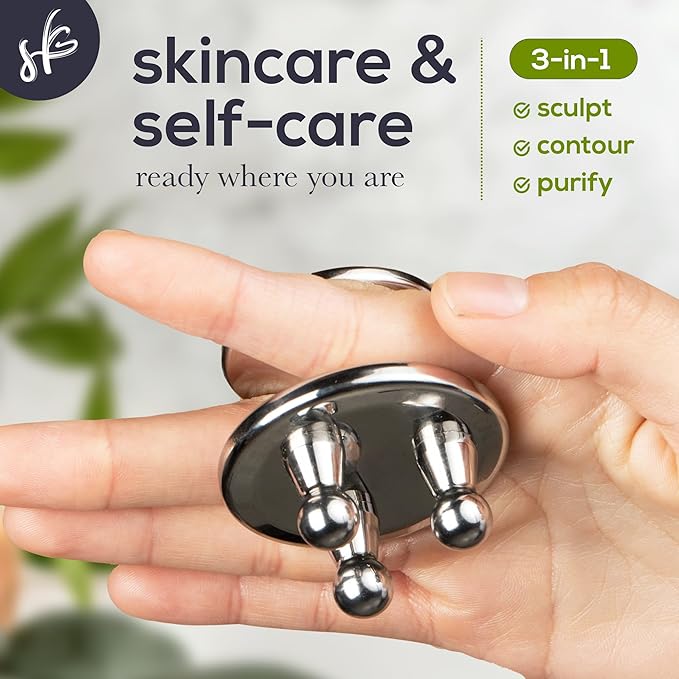Kairetool Face & Body Massager, Lymphatic Drainage, Deep Tissue Massage, Pressure Point Therapy for Depuffing and Debloating, Fascia and Myofascial Release, Reduces Look of Cellulite, Matte-Ruum Studio Home