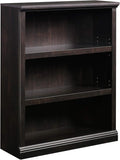 Sauder 3 Tier Book Shelf Wooden Bookcase Multipurpose Bookshelf for Home Office, Living Room, in Estate Black-Ruum Studio Home