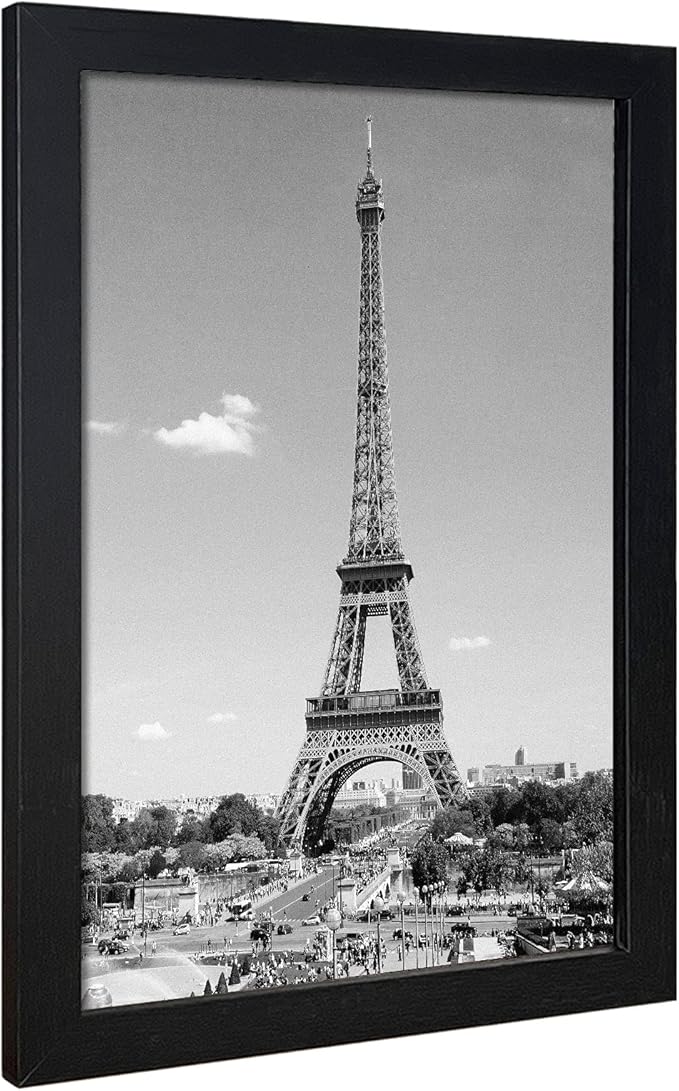 VCK Poster Frames 13x19 Black 3 Pack, Solid Wood Picture Frames for Wall Mounting Hanging Art and Puzzle Frame-Ruum Studio Home