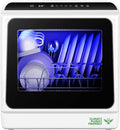 EUHOMY Mini Portable Dishwasher Countertop Compact Dishwashers, Tabletop Small Dishwasher with 5L Built-in Water Tank with 6 Modes and Baby Care for Apartments& RVs, No Hookup Needed-Ruum Studio Home
