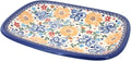 Blue Rose Polish Pottery Butterfly Small Rectangular Serving Platter-Ruum Studio Home