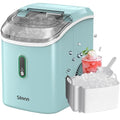 Silonn Nugget Ice Maker Countertop, Portable Pellet Ice Machine with Self-Cleaning Function, Sonic Ice Maker Produces 33lbs of Chewable Ice in 24 Hours, Ideal for Home Kitchen and Office, Green-Ruum Studio Home