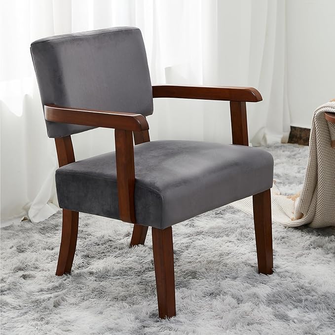 Accent Chair, Living Room Chairs Oversize with Soft Seat and Armrests for Living Room Dinning Room Bedroom Reading Room Waiting Room, AC01-Ruum Studio Home