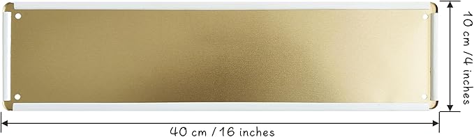 Vintage Tin Sign Retro Metal Pinche Way Signs Stylish Wall Art Plaques for Home Decor Bathroom Kitchen House and Gothic Wall Decor or as a Unique Poster 16x4 in-Ruum Studio Home