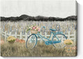 Farmhouse Decor Bathroom Fall Wall Art Vintage Boho Landscape Nature Canvas Picture Mountains, Bicycle Lavender Flowers Floral Neutral Small Artwork for Modern Organnic Country Rustic Cottagecore Bedroom-Ruum Studio Home