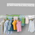Foldable Wall Mounted Drying Rack 40 inch - Easy to Install Hanging Rack for Laundry Room - Space Saving Design with 66-lb Capacity - Perfect Drying Racks for Clothes Towels & More-Ruum Studio Home