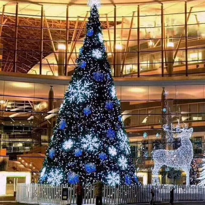 HOME LIGHTING 66ft Christmas Decorative Mini Lights, 200 LED Green Wire Fairy Starry String Lights Plug in, 8 Lighting Modes, for Indoor Outdoor Xmas Tree Wedding Party Decoration (Blue)-Ruum Studio Home