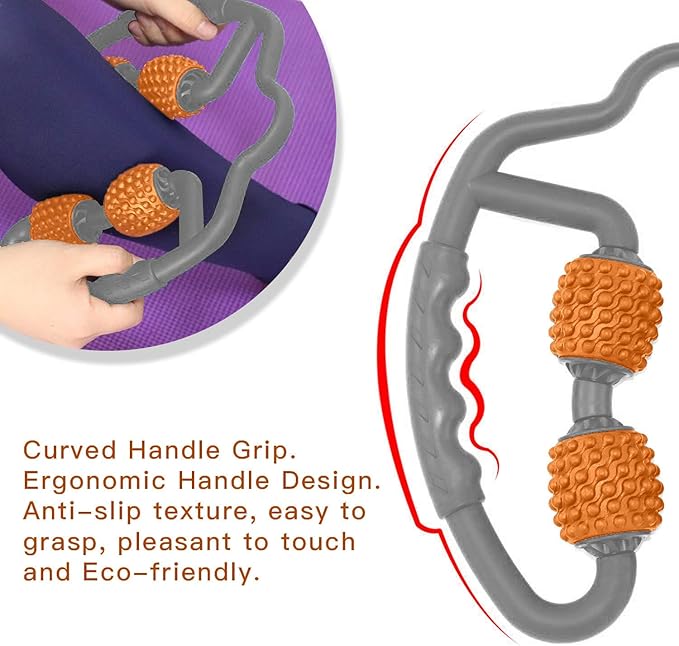 Cellulite Massage Tool Deep Fascia Massager & Dimpled Skin Remover for Legs - Anti-Cellulite Roller Tech with Lymphatic Drainage, Smooth Skin & Pain Relief for Thighs & Buttocks Sculpting-Ruum Studio Home